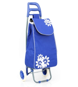 Torba na kółkach wózek na zakupy 2 koła wzór KWIATY kolory