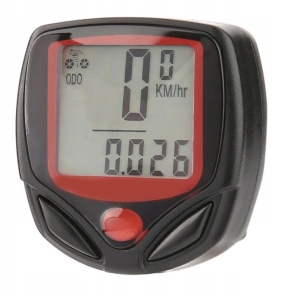 Licznik Rowerowy BEZPRZEWODOWY 14 Funkcji Baterie