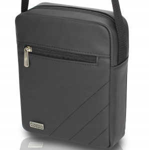 Listonoszka SKÓRZANA torba męska na ramię SASZETKA