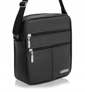 TOREBKA MĘSKA SKÓRZANA NA RAMIĘ LISTONOSZKA SKÓRA