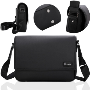 Duża Torba męska na ramię listonoszka mocna A4