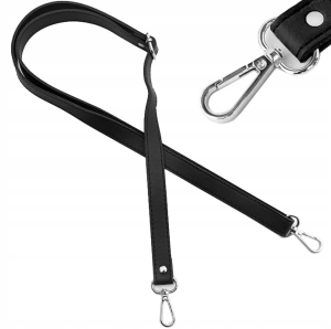 PASEK do torebki torby Regulowany Skórzany SREBRO