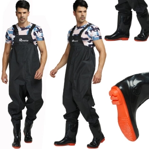 Wodery Spodniobuty Spodnie Wędkarskie 44 + Szelki