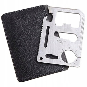 KARTA PRZEŻYCIA PRZETRWANIA SURVIVAL NÓŻ CARD 11w1