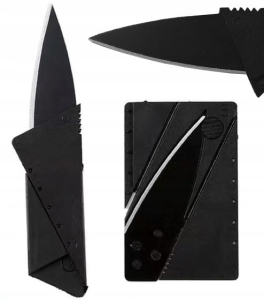 SKŁADANY NÓŻ KARTA PRZEŻYCIA DO PORTFELA SURVIVAL