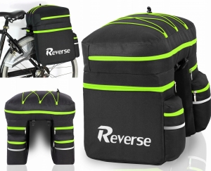 Torba rowerowa na bagażnik ROWER SAKWA 3 KOMORY