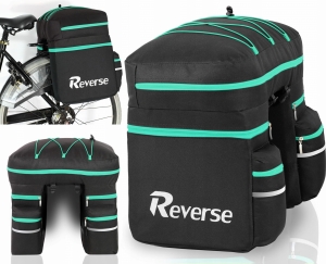 Torba rowerowa na bagażnik ROWER SAKWA 3 KOMORY