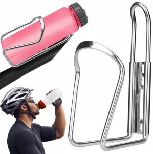 KOSZYK NA ROWER UCHWYT NA BIDON BUTELKĘ ALUMINIOWY