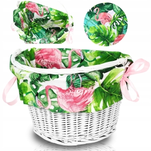 WKŁAD rowerowy WYŚCIÓŁKA do koszyka NA ROWER WZORY