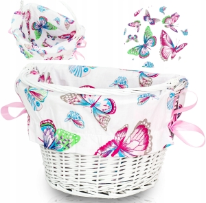 WKŁAD rowerowy WYŚCIÓŁKA do koszyka NA ROWER WZORY