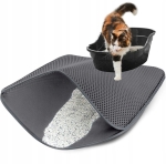 Mata pod kuwetę DLA KOTA na żwirek wycieraczka podkładka DUŻA 40x50 XL