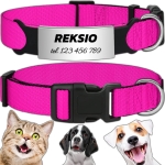 MOCNA OBROŻA REGULOWANA DLA PSA INDETYFIKATOR KOT PIES + GRAWER 35-55cm L