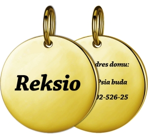 IDENTYFIKATOR ADRESÓWKA PIES KOT ŁAPKA TWÓJ GRAWER