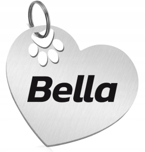 IDENTYFIKATOR ADRESÓWKA PIES KOT ŁAPKA TWÓJ GRAWER