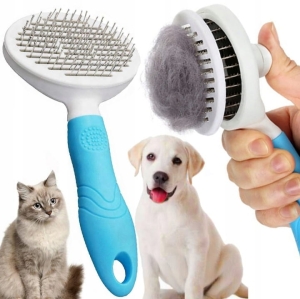 SZCZOTKA DO SIERŚCI DLA PSA KOTA SAMOCZYSZCZĄCA