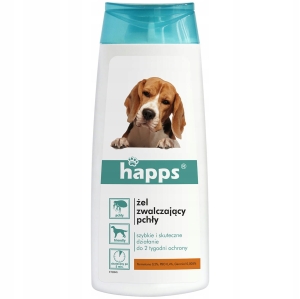 ŻEL PREPARAT PŁYN ZWALCZAJĄCY PCHŁY DLA PSÓW HAPPS