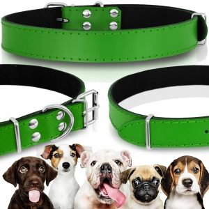 OBROŻA SKÓRZANA DLA PSA SKÓRA NATURALNA r. 26-36 S