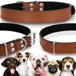 OBROŻA SKÓRZANA DLA PSA SKÓRA NATURALNA r. 26-36 S