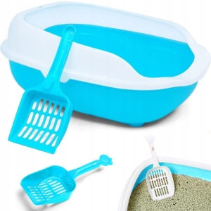 KUWETA DLA KOTA DUŻA OTWARTA NA ŻWIREK + ŁOPATKA