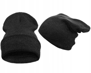 CZAPKA ZIMOWA BEANIE SEXY Hipster KRASNAL UNISEX czarna