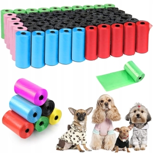 WORKI WORECZKI NA PSIE ODCHODY KUPY ZESTAW 1000szt