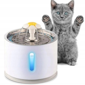 POIDŁO MISKA Z FONTANNĄ DLA KOTA PSA AUTOMAT LED