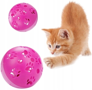 ZABAWKA DLA KOTA INTERAKTYWNA KULKA Z DZWONECZKIEM