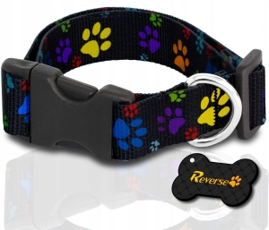 SOLIDNA OBROŻA DO DUŻEGO PSA REGULOWANA 40-60cm XL