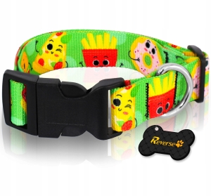 SOLIDNA OBROŻA DO DUŻEGO PSA REGULOWANA 40-60cm XL