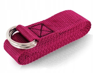 PASEK DO JOGI ĆWICZEŃ YOGA STRAP MOCNY SZEROKI PAS