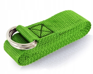 PASEK DO JOGI ĆWICZEŃ YOGA STRAP MOCNY SZEROKI PAS