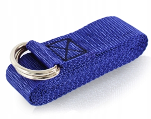 PASEK DO JOGI ĆWICZEŃ YOGA STRAP MOCNY SZEROKI PAS