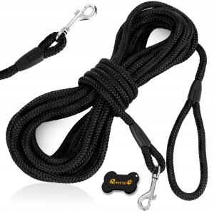 SMYCZ TRENINGOWA z LINY dla Psa MOCNA GRUBA 15m