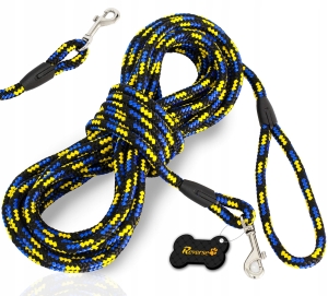SMYCZ TRENINGOWA z LINY dla Psa MOCNA GRUBA 3m