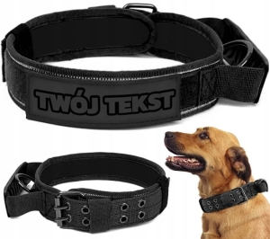 OBROŻA TAKTYCZNA DLA PSA ODBLASK 50-62 +GRAWER XL