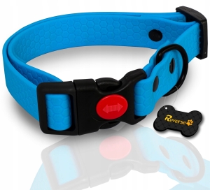 MOCNA OBROŻA BIOTHANE DO PSA REGULOWANA 35-55cm L