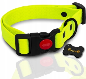 MOCNA OBROŻA BIOTHANE DO PSA REGULOWANA 30-45cm M