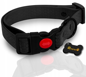 MOCNA OBROŻA BIOTHANE DO PSA REGULOWANA 20-30 cm S