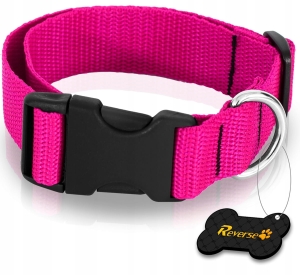 SOLIDNA OBROŻA TAŚMOWA DO PSA REGULOWANA 30-45cm M