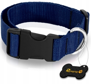 SOLIDNA OBROŻA TAŚMOWA DO PSA REGULOWANA 30-45cm M