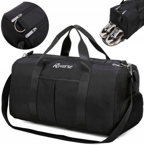 Torba sportowa FITNESS treningowa basen siłownia podróżna na ramię ZAKUPY
