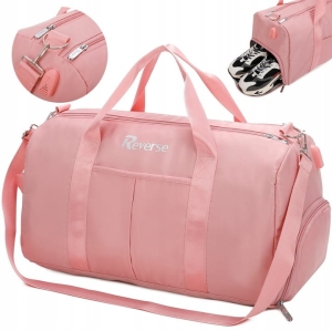 Torba sportowa FITNESS treningowa basen siłownia podróżna na ramię ZAKUPY