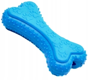 ZABAWKA GUMOWA DLA PSA PISZCZĄCA KOŚĆ GRYZAK