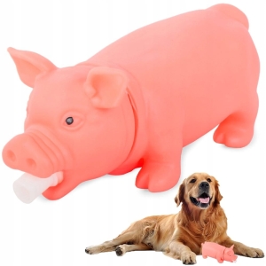 ZABAWKA DLA PSA PISZCZĄCA GRYZAK ŚWINKA ŚWINIA