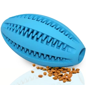 PIŁKA DLA PSA ZABAWKA NA PRZYSMAKI GUMOWA GRYZAK