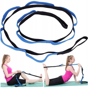 PASEK DO JOGI TAŚMA DO ĆWICZEŃ ROZCIĄGANIA NÓG STRETCHINGU MOCNY PAS YOGA