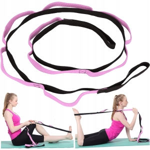 PASEK DO JOGI TAŚMA DO ĆWICZEŃ ROZCIĄGANIA NÓG STRETCHINGU MOCNY PAS YOGA