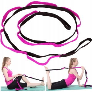 PASEK DO JOGI TAŚMA DO ĆWICZEŃ ROZCIĄGANIA NÓG STRETCHINGU MOCNY PAS YOGA