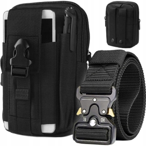 ZESTAW TAKTYCZNY SASZETKA NERKA WOJSKOWA TAKTYCZNA PASEK QR MILITARNY MOCNY