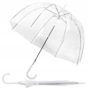 PARASOL PRZEZROCZYSTY ŚLUBNY PARASOLKA NA ŚLUB